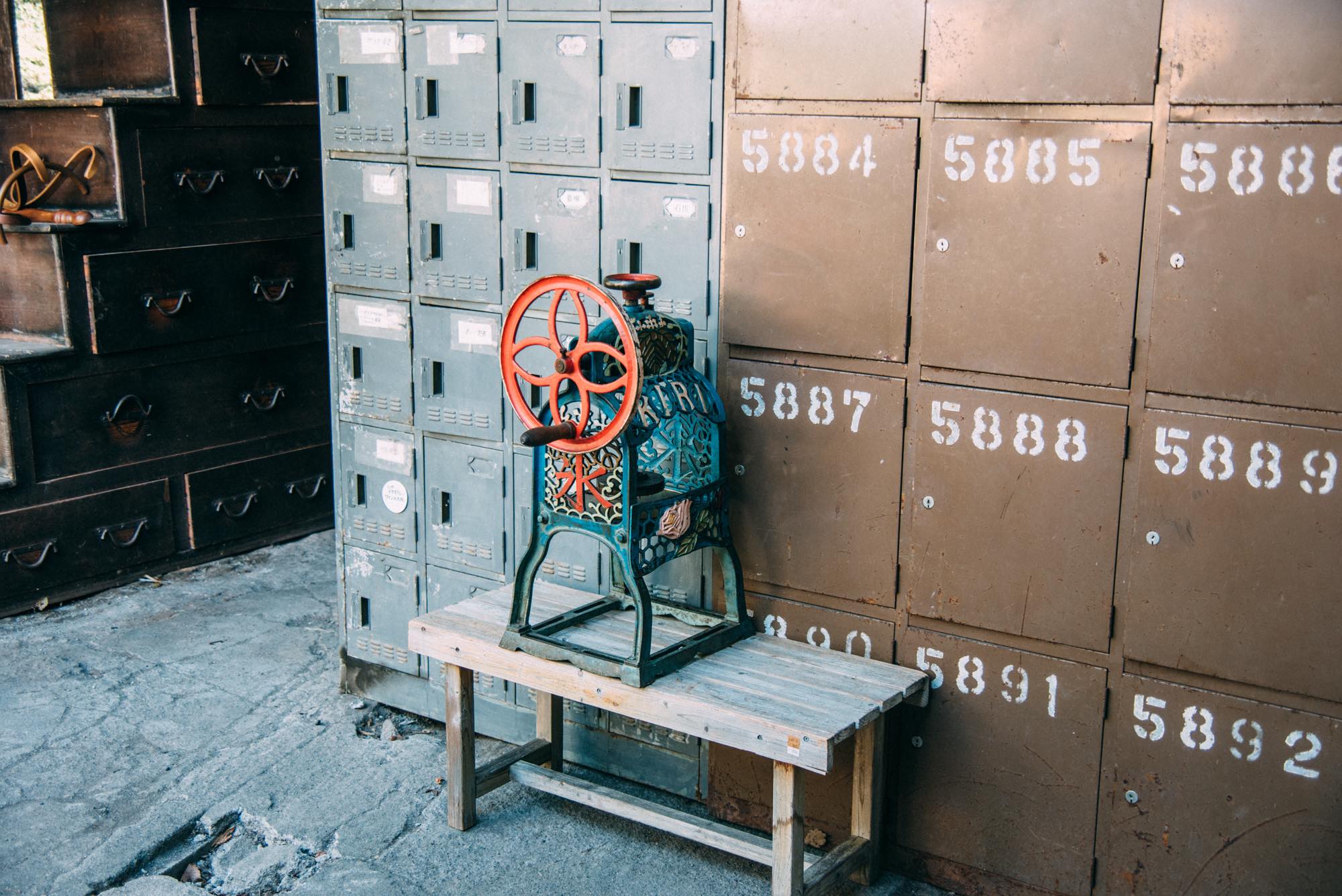 昭和20年代後半の道具 かき氷製造器 - 雑貨